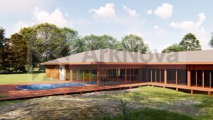 casa pre fabricada em madeira sobrado