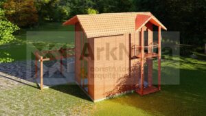 Casa pré fabricada em madeira e alvenaria, construtora em curitiba