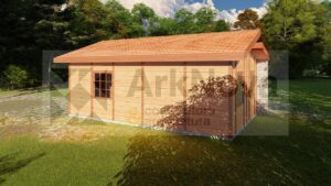 Sobrados em casa pre fabricada de madeira e alvenaria