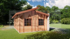 Sobrados em casa pre fabricada de madeira e alvenaria