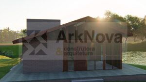 Sobrados em casa pre fabricada de madeira e alvenaria