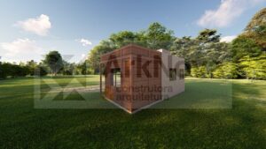 Sobrados em casa pre fabricada de madeira e alvenaria