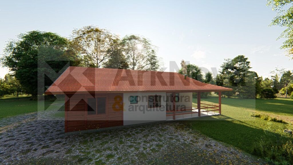 Sobrados em casa pre fabricada de madeira e alvenaria