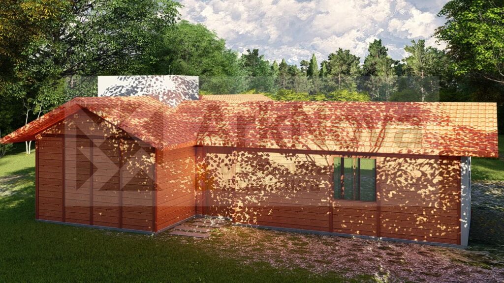 Sobrados em casa pre fabricada de madeira e alvenaria