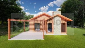 casa pre fabricada em madeira sobrado