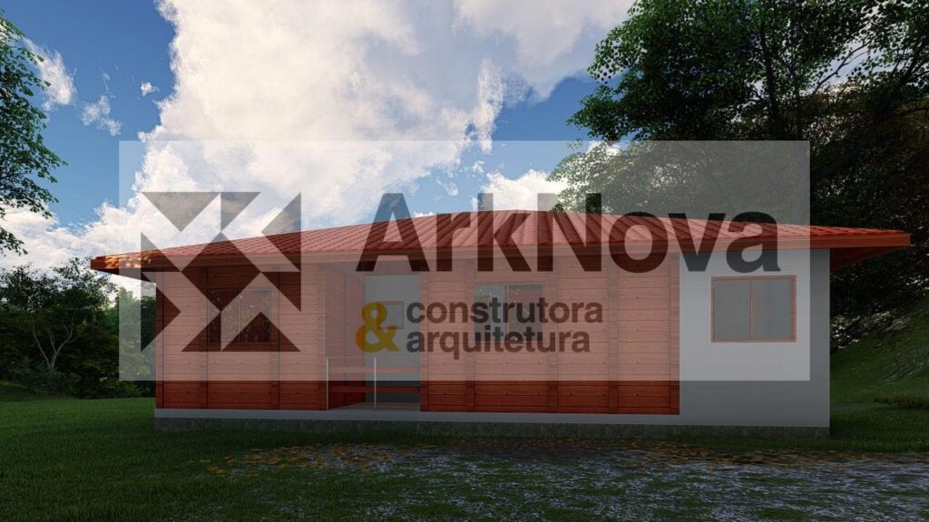 Sobrados em casa pre fabricada de madeira e alvenaria