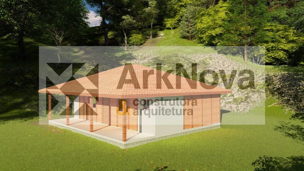 Sobrados em casa pre fabricada de madeira e alvenaria