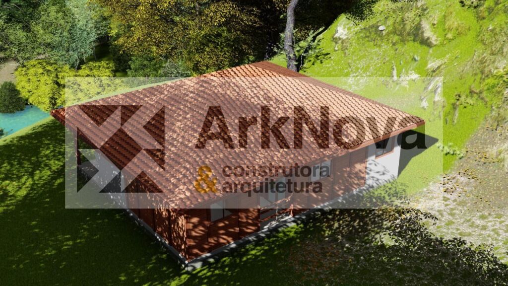 Sobrados em casa pre fabricada de madeira e alvenaria