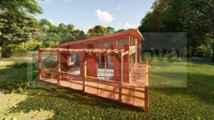 Sobrados em casa pre fabricada de madeira e alvenaria