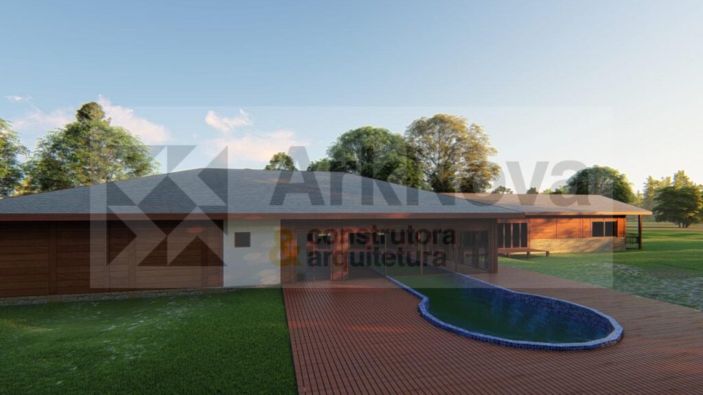 casa pre fabricada em madeira sobrado