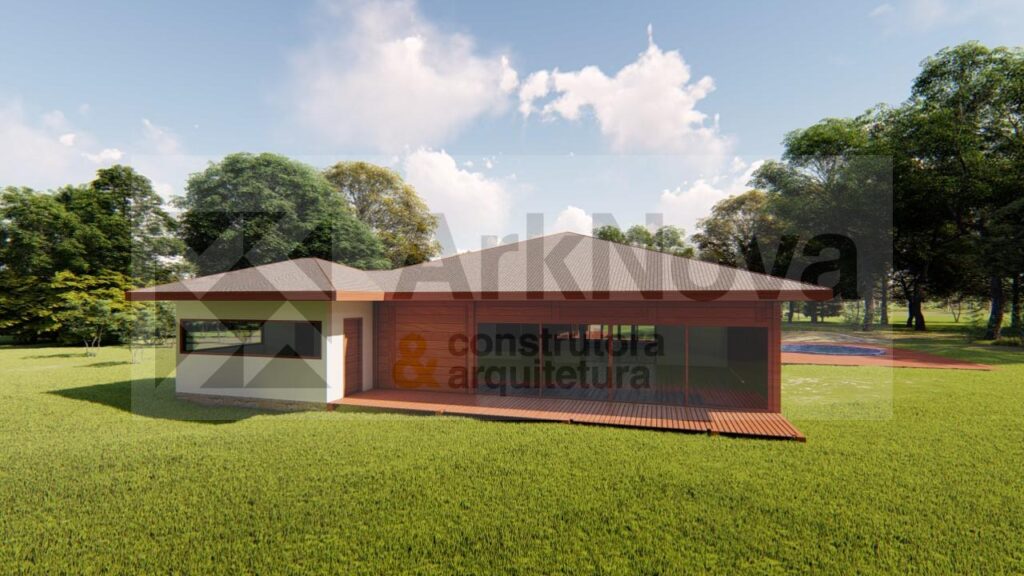 casa pre fabricada em madeira sobrado